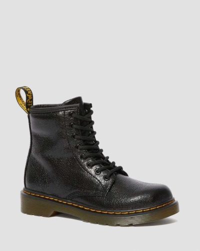 Botas Con Cordones Dr Martens Junior 1460 Crinkle Metallic Para Niños DR8608P